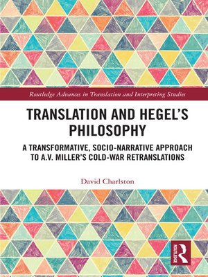 cover image of Translation and Hegel's Philosophy